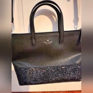 Black, sparkly Kate Spade bag